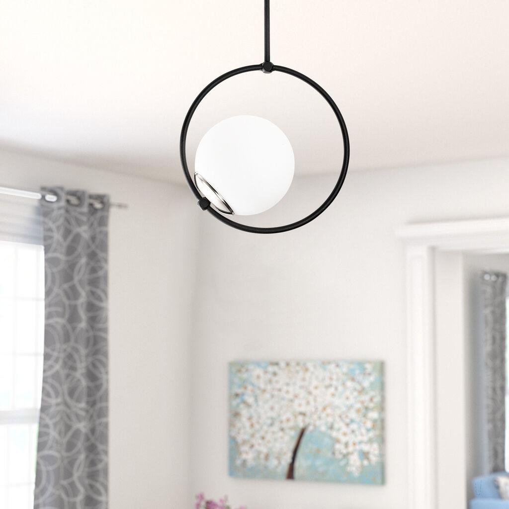 Opviq Dolunay 3901 Luster, Crno-beli