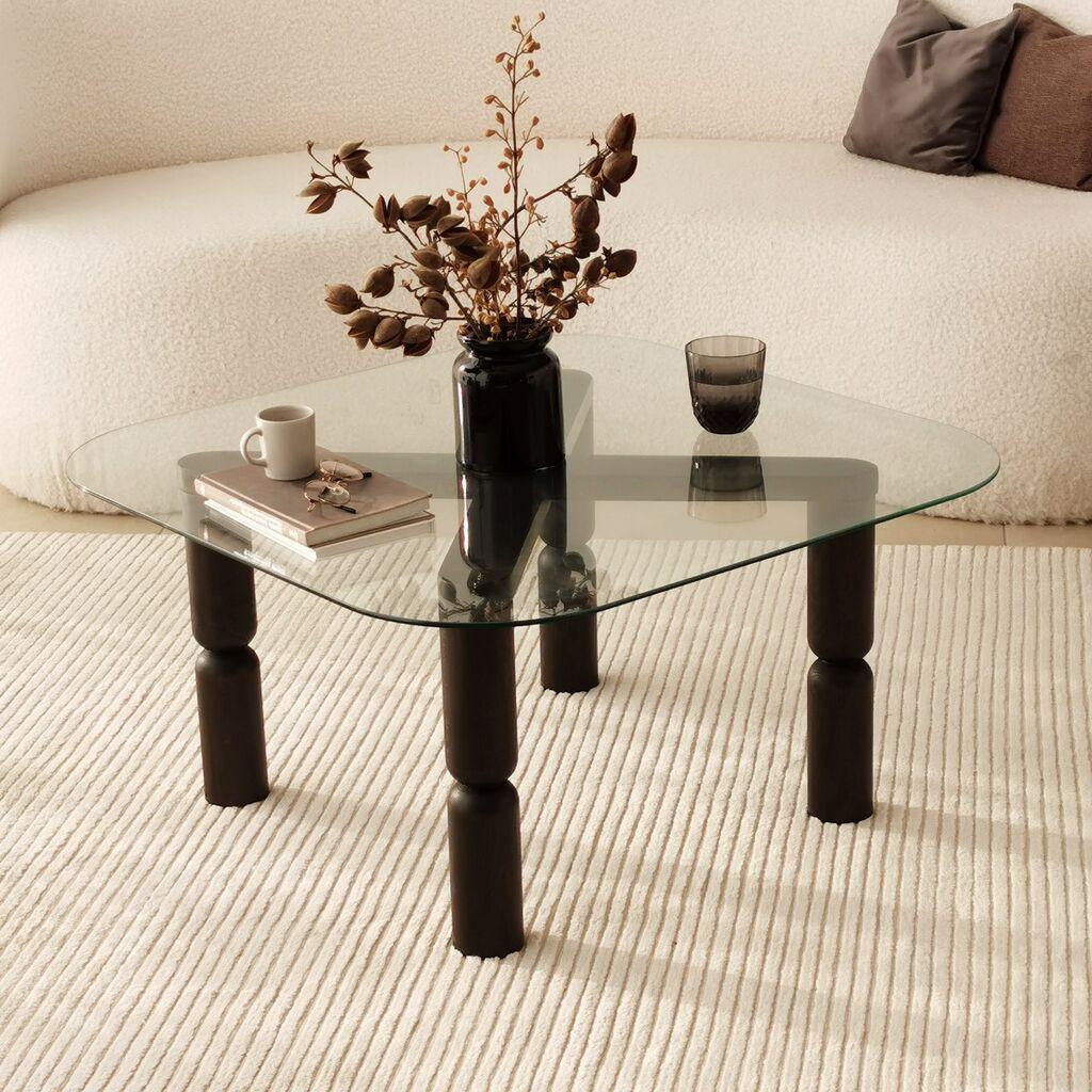 Hanah Home Klub sto Kei, 80x40x80 cm, Crna