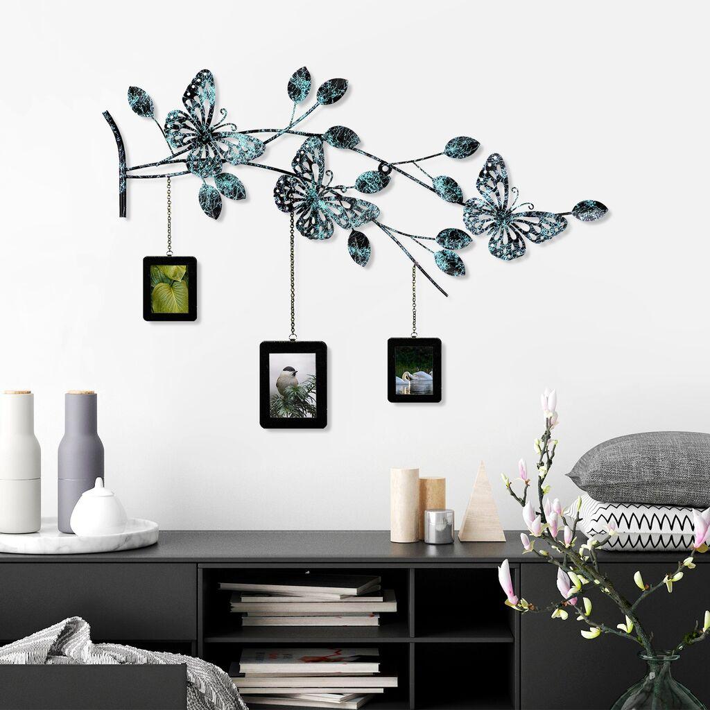 Wallity Zidna dekoracija Dalvere 3, 93x65x4 cm, Tirkizna