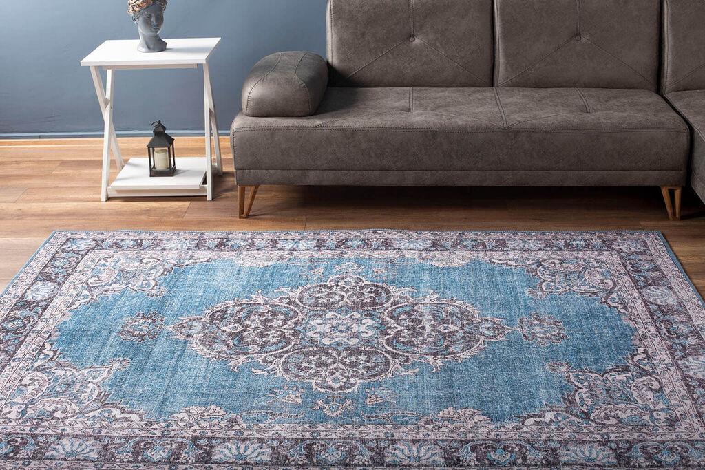 Conceptum Hypnose Tepih Blues Chenille 201, 75x150cm, Plavi