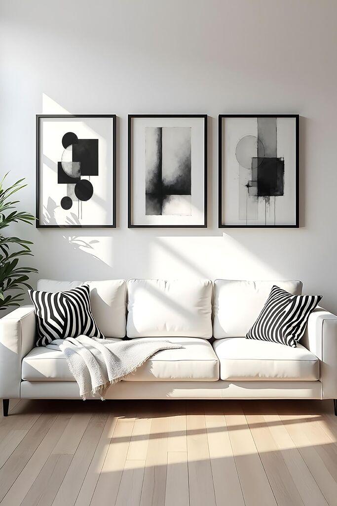 Wallity Uramljena slika Huhu432, 20x30 cm , 3 dela