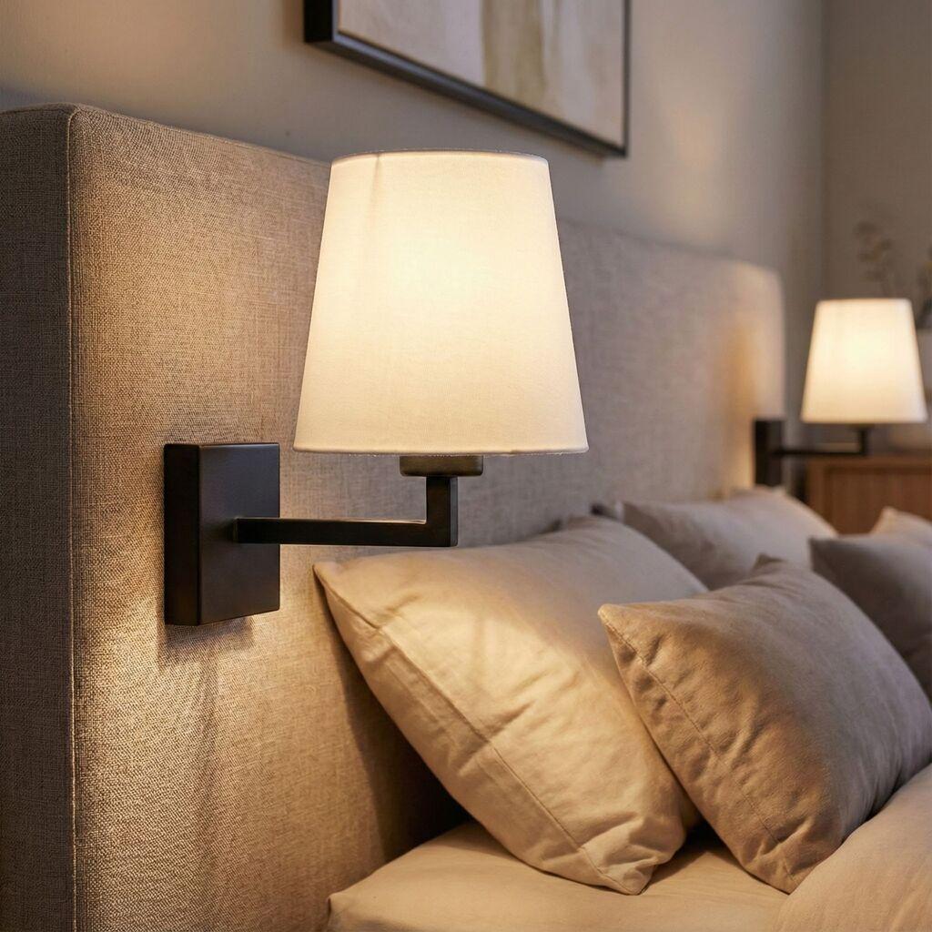 Opviq Profil 4659 Zidna lampa, Crno-Bela