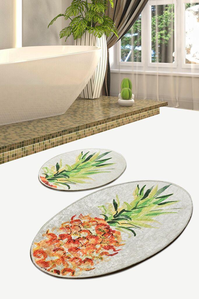 L'essentiel Maison Set 2 prostirke za kupatilo Šareni