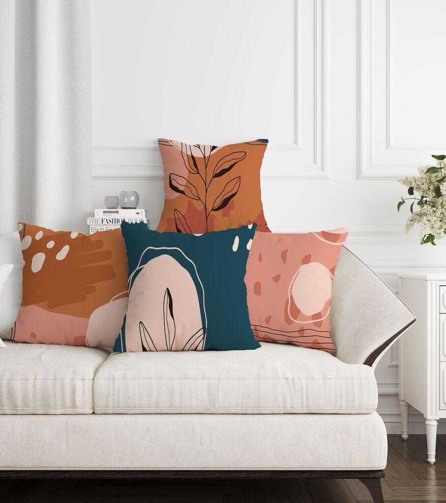 Aberto Design Set dekorativnih jastučnica ASR-plw4-20, 43 x 43 cm, 4 komada, Višebojne