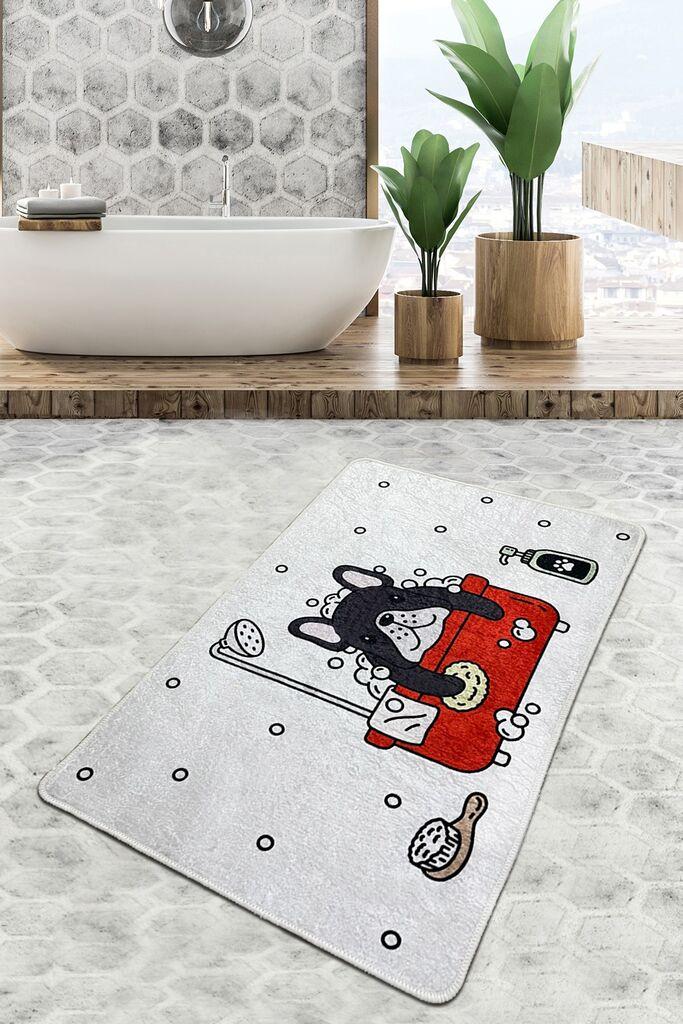 L'Essentiel Maison Kupatilski otirač Dogs Shower, 70x120cm, Sivi