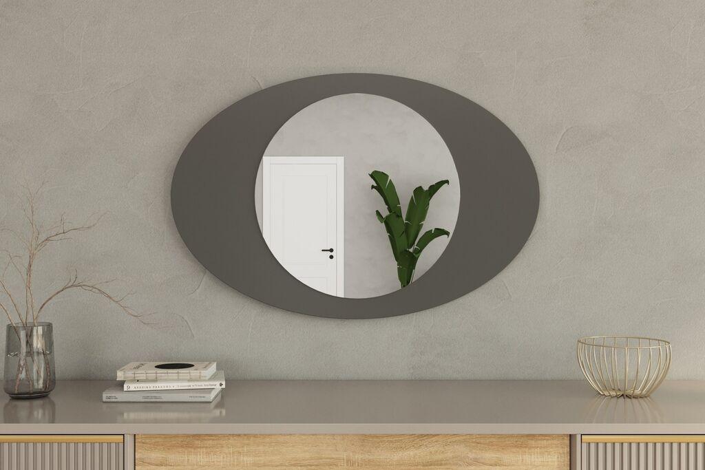 Hanah Home Ogledalo Obble, Antracit