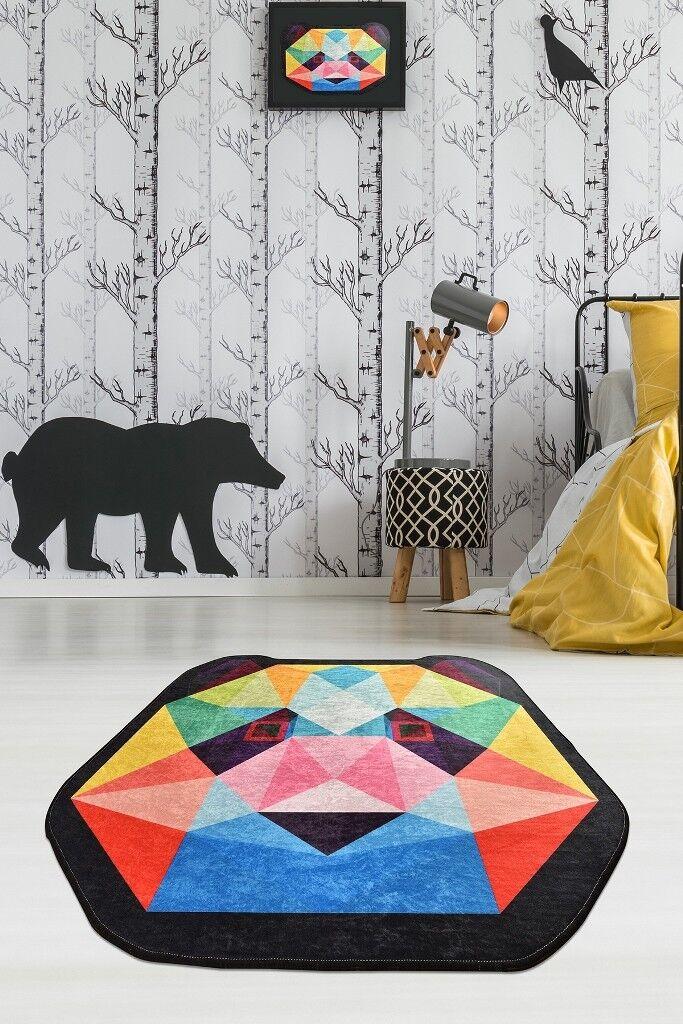 Conceptum Hypnose Tepih Enjoy Panda, O140 cm, Šareni