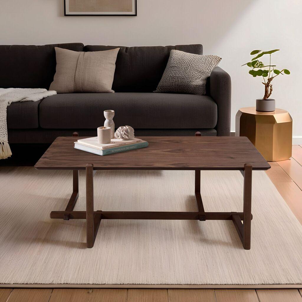 Hanah Home Klub sto Trabzon, 120x43x76 cm, Braon