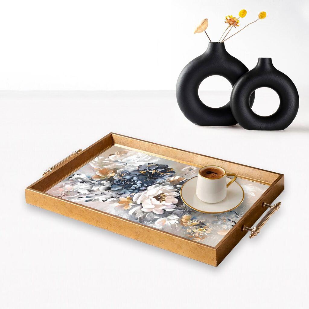 Aberto Design Poslužavnik TPEA9848 50 x 29 x 3.5 cm, Šareni
