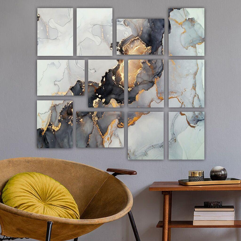 Wallity 12MDF42YS Dekorativna slika, 12 komada, 20x15cm
