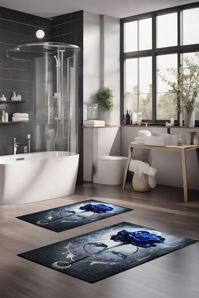 L'essentiel Maison Set prostirki za kupatilo CT-5386, 2 Komada, Siva