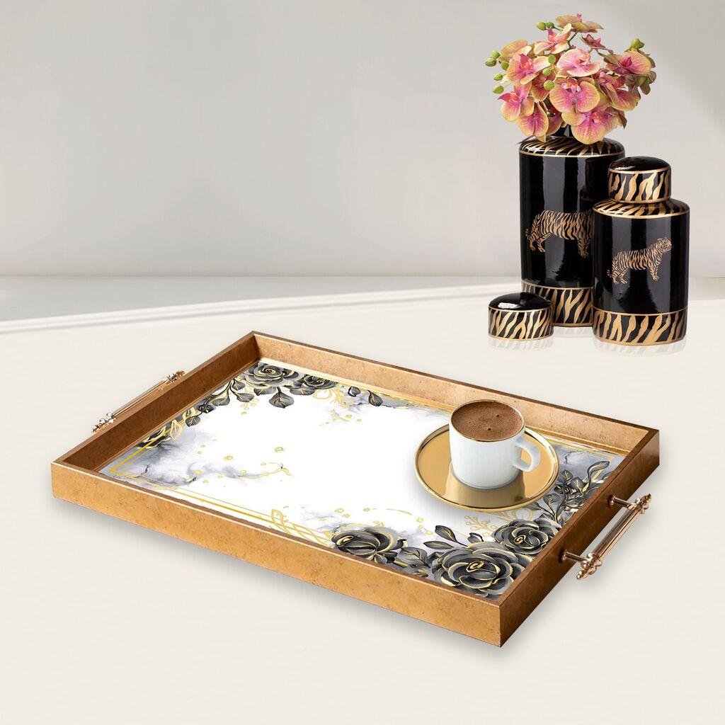 Aberto Design Poslužavnik TPEA9771 50 x 29 x 3.5 cm, Šareni