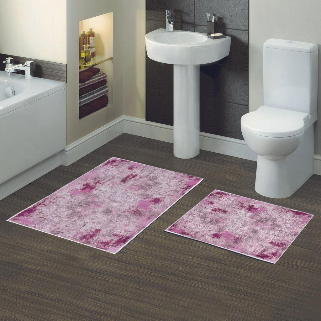 L'essentiel Maison Set 2 prostirke za kupatilo Šareni