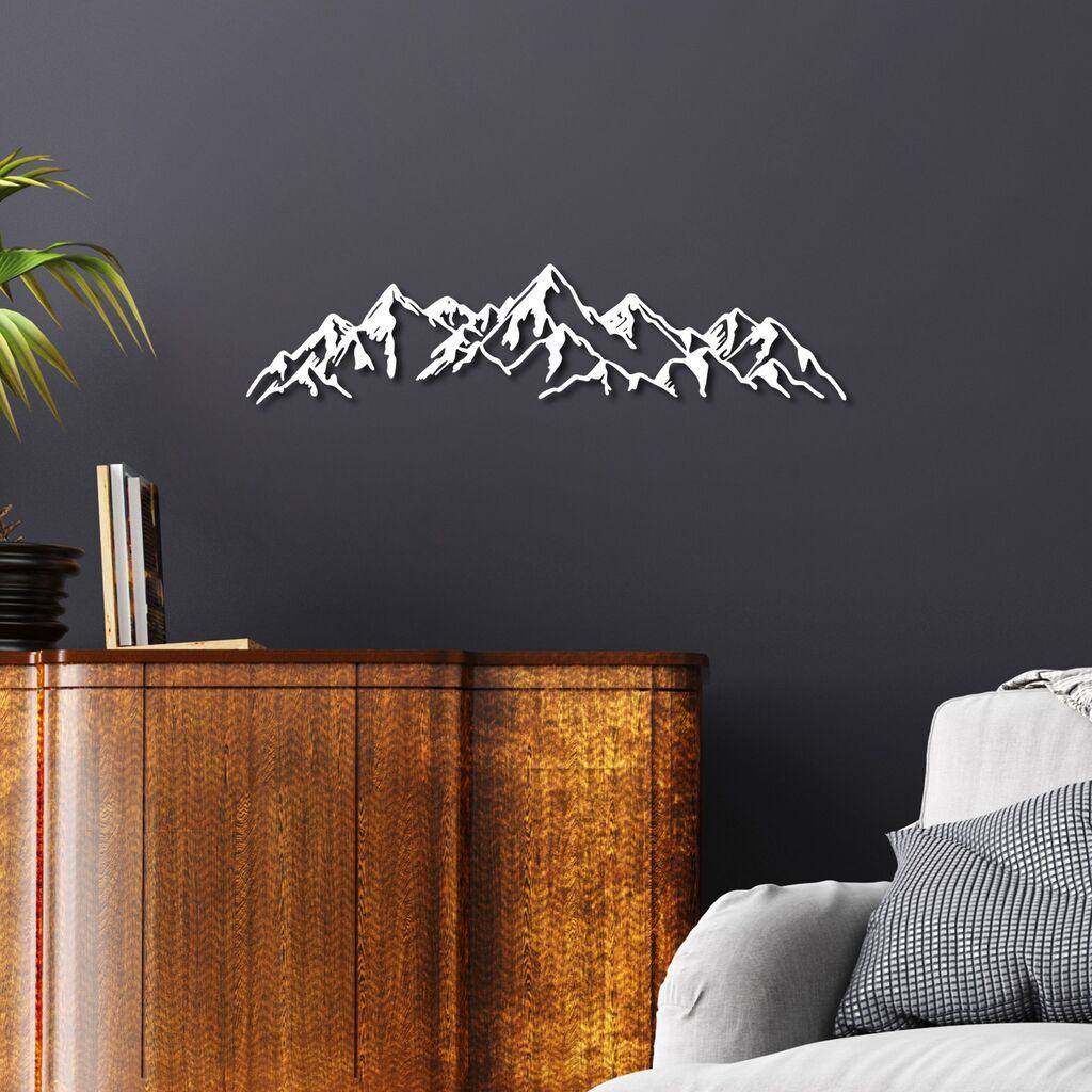 Wallity Zidna dekoracija Mountain View - 2, 62 x 14 cm,