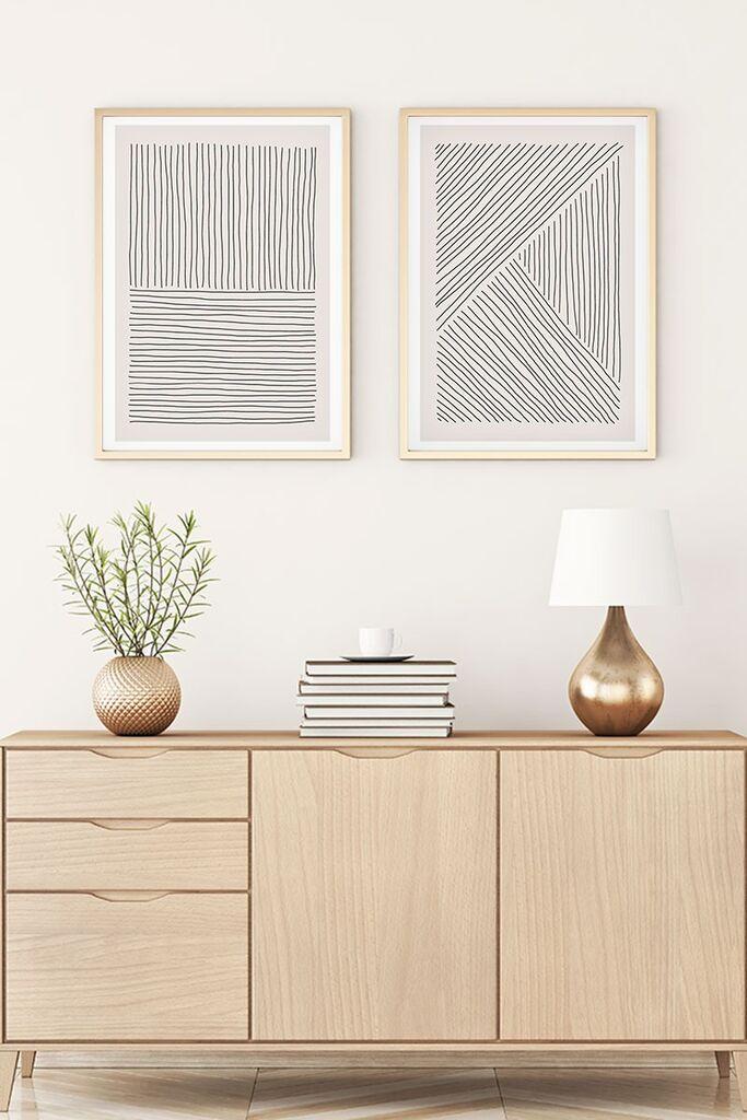 Wallity Uramljena slika Huhu2, 35x50 cm , 2 dela