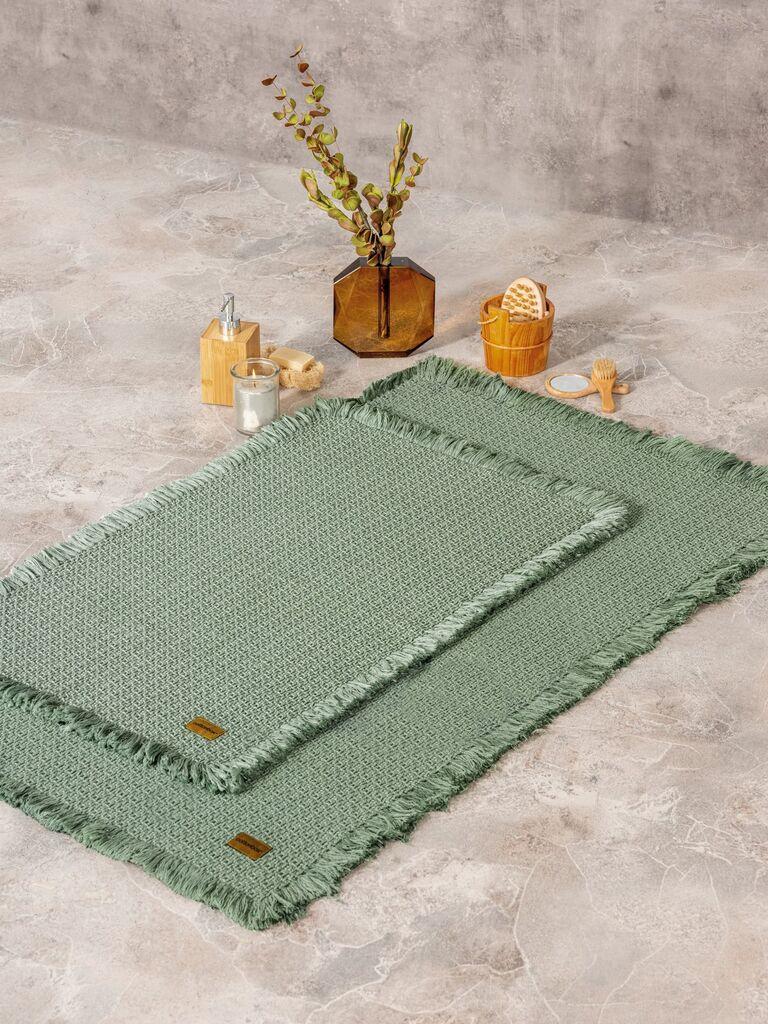 L'essentiel Maison Set 2 prostirke Čupave, Zelene