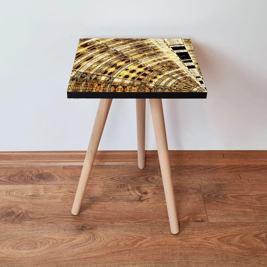 Hanah Home Klub sto Shp142, 35x42x35 cm, Braon