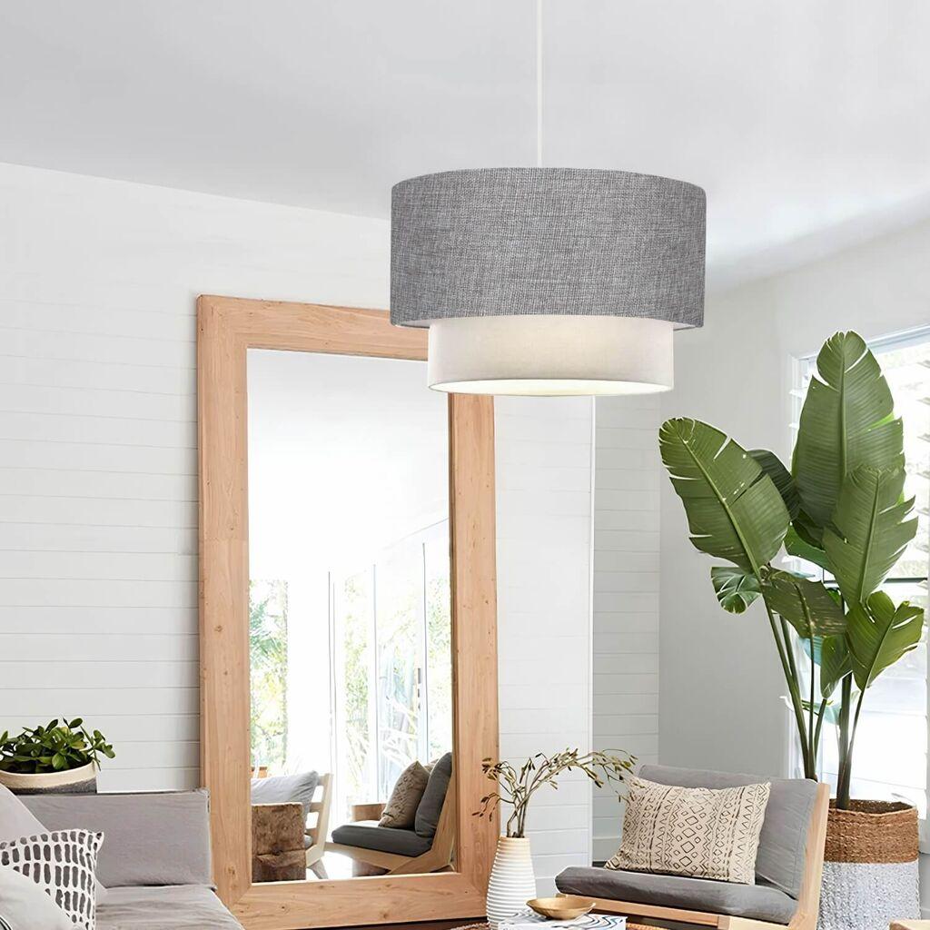 Opviq Luster 241608, Sivo-beli