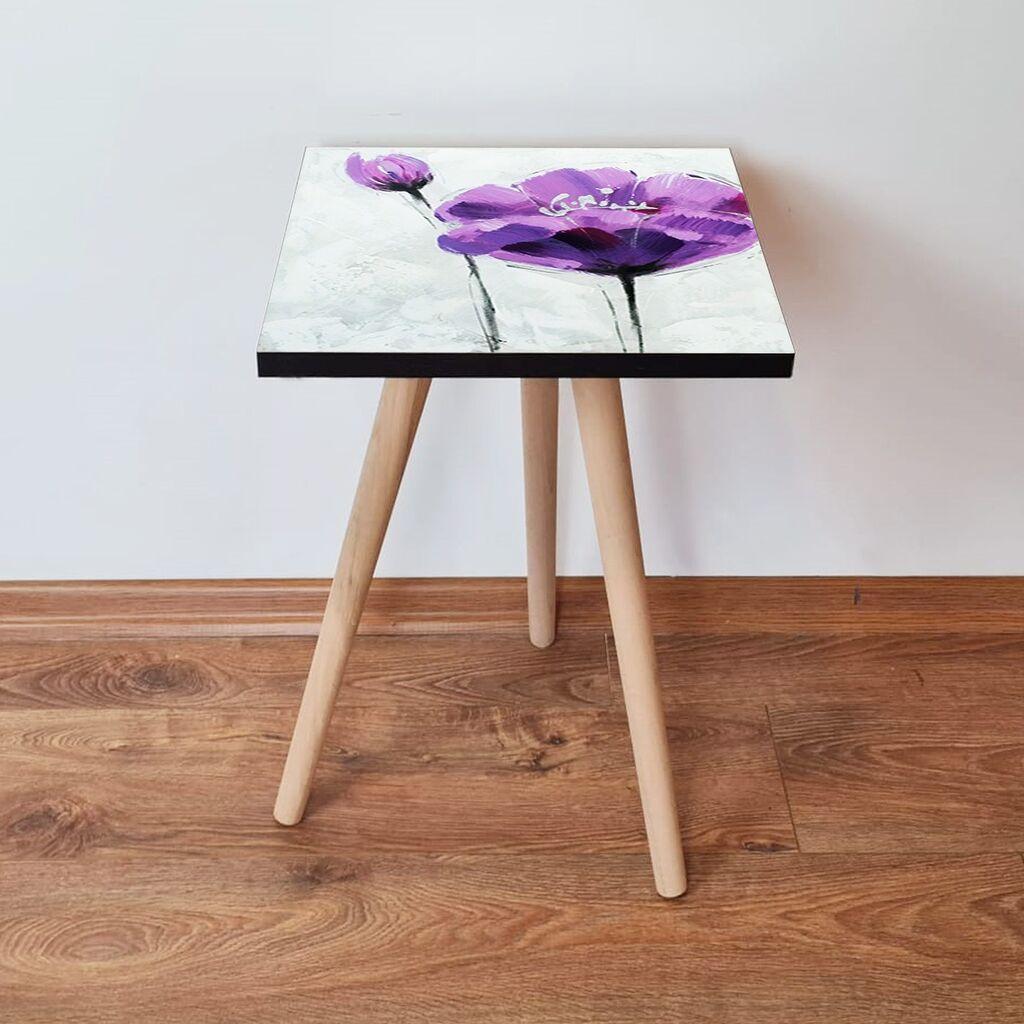 Hanah Home Klub sto Shp312, 35x42x35 cm, Svetlosivi