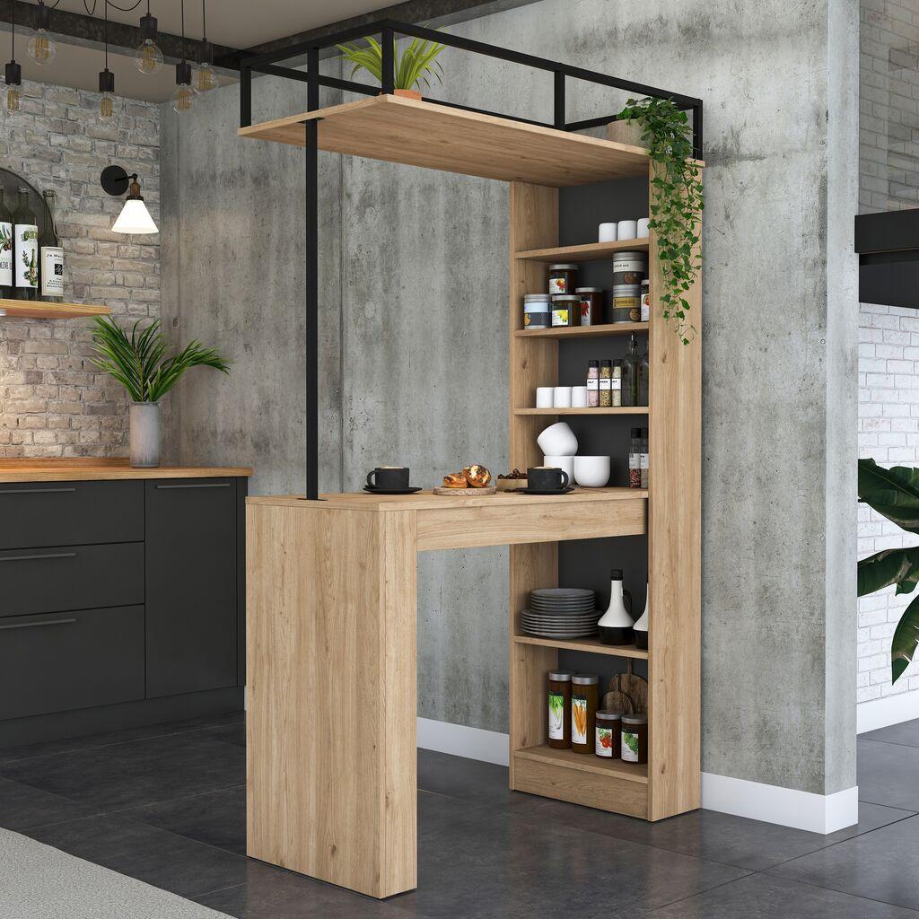Hanah Home Barski sto JA117-3173, 120x55.6x198.8 cm, Orah