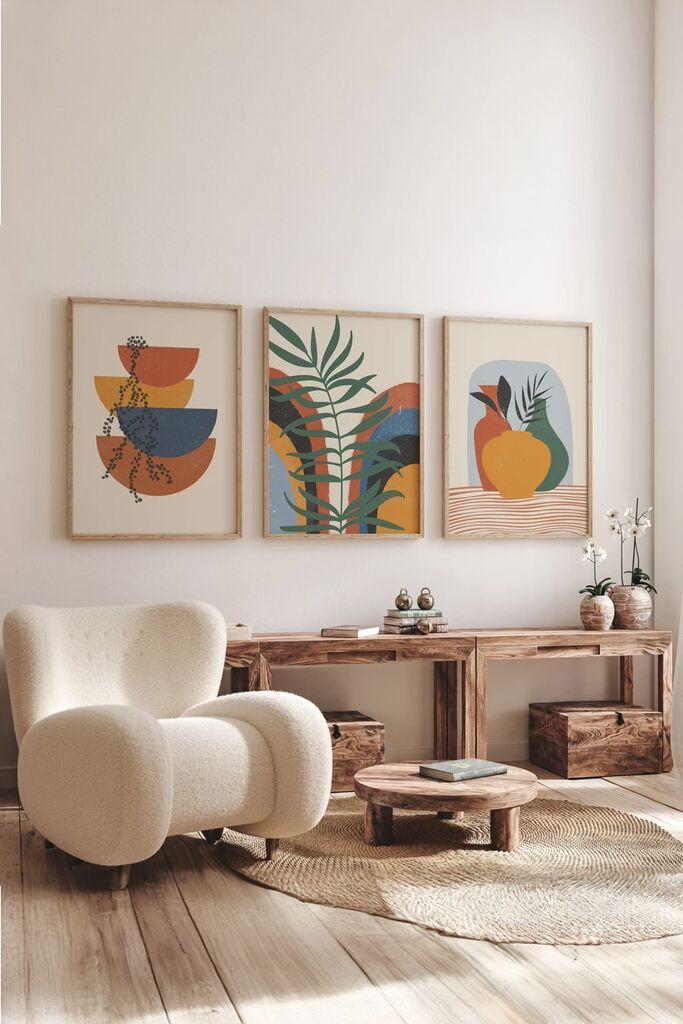 Wallity Slika 3Dartsoho2, 3 dela, 33 x 48 cm