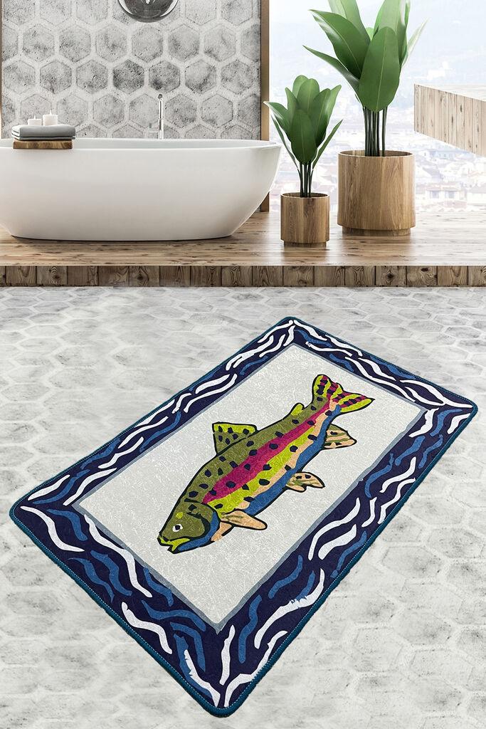 L'essentiel Maison Prostirka za kupatilo 70x120cm Šarena