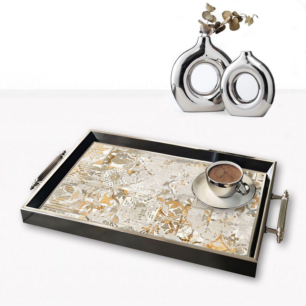 Aberto Design Poslužavnik TPG9879 50 x 29 x 3.5 cm, Šareni
