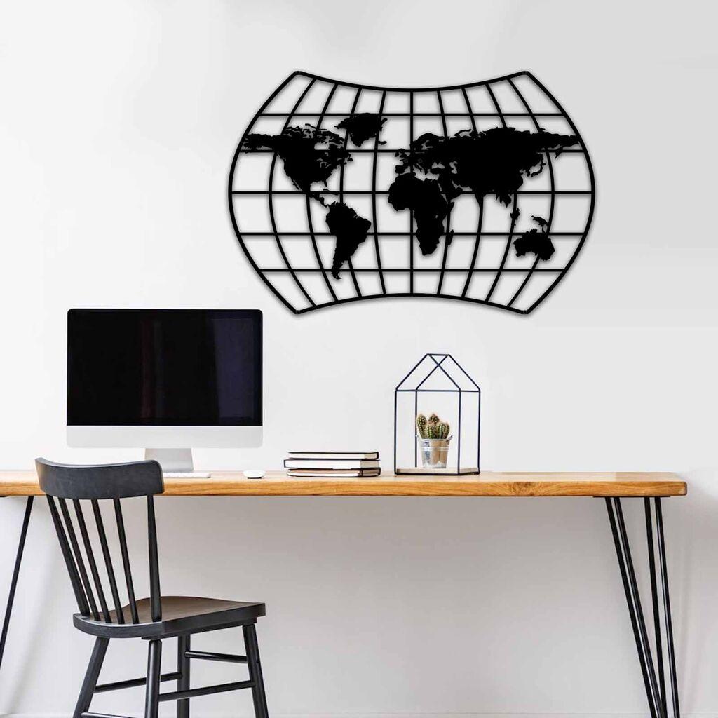 Wallity Zidna dekoracija MT - 019, 74 x 49 cm,  Crna