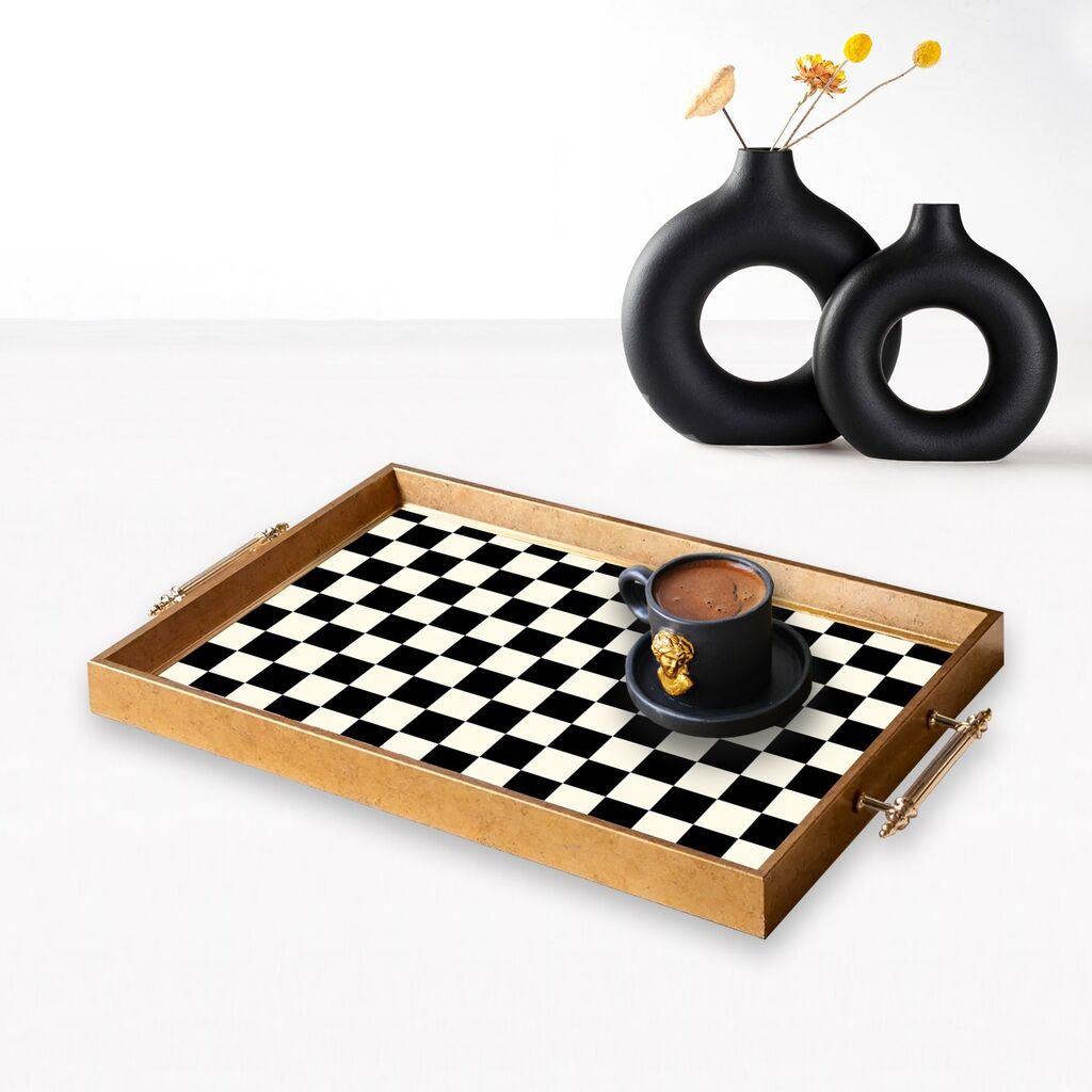 Aberto Design Poslužavnik TPEA9766 50 x 29 x 3.5 cm, Šareni
