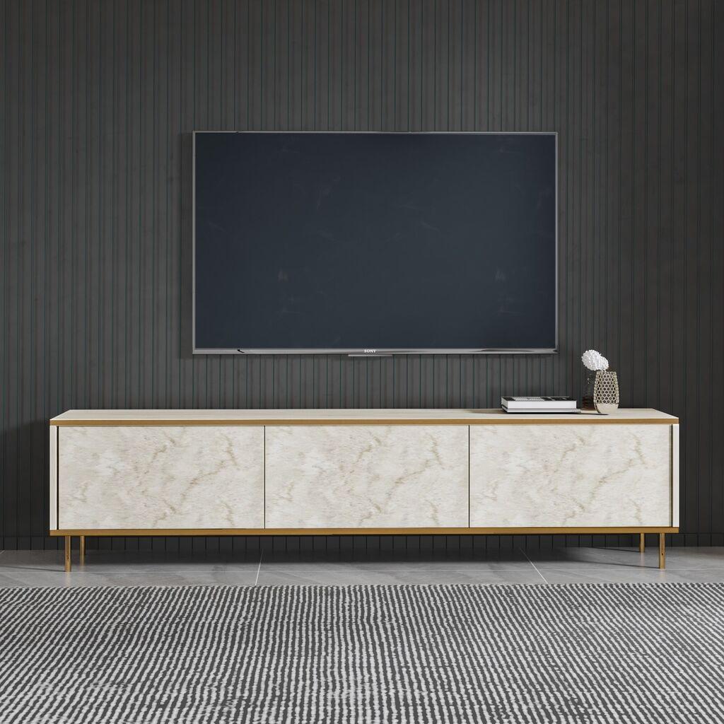 Hanah Home TV komoda Imaj, 180x45.2x35 cm, Krem