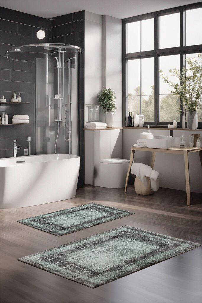 L'essentiel Maison Set prostirki za kupatilo CT-5084, 2 Komada, Šarena