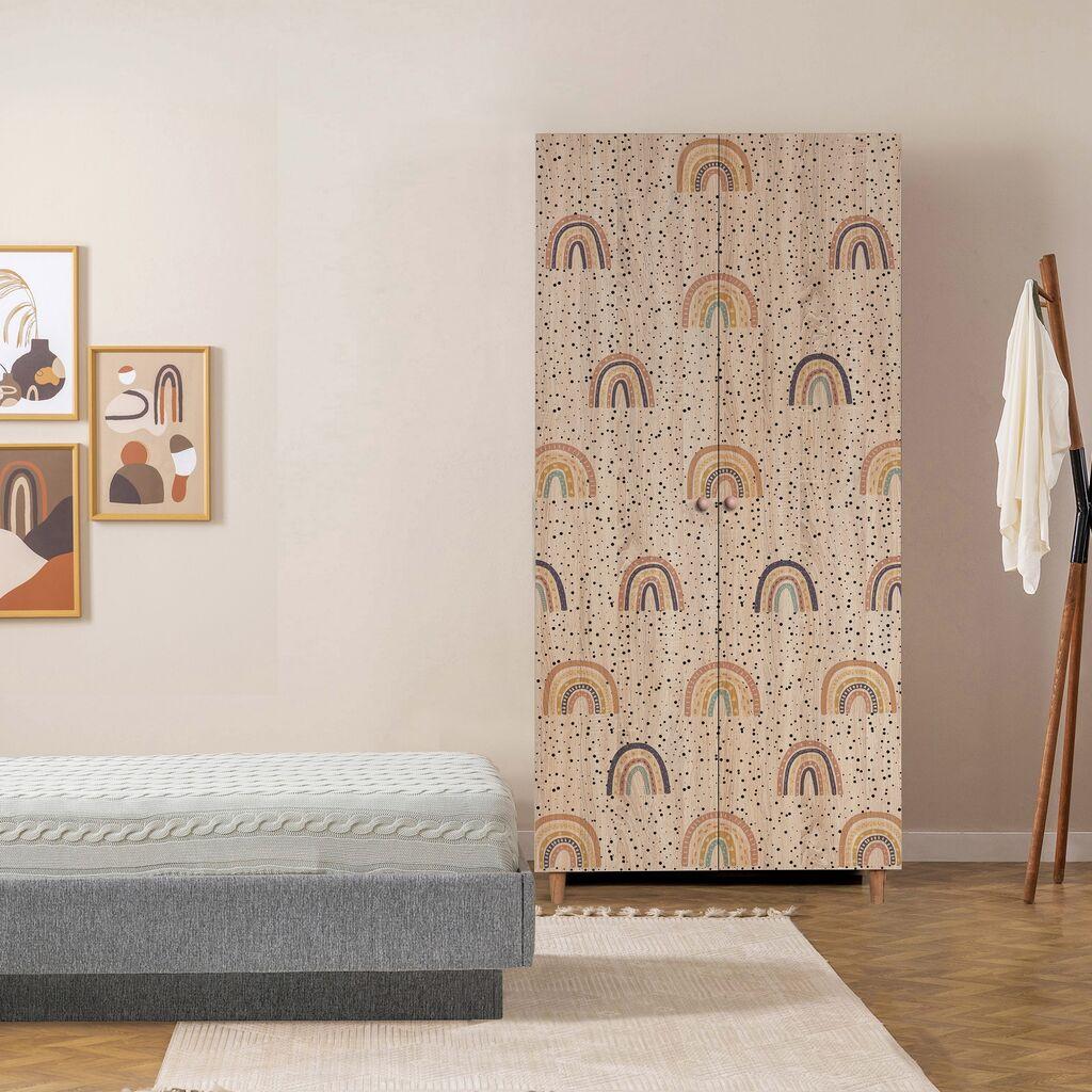 Hanah Home Garderober Lidya 2-912, 90x192x52 cm, Šarena
