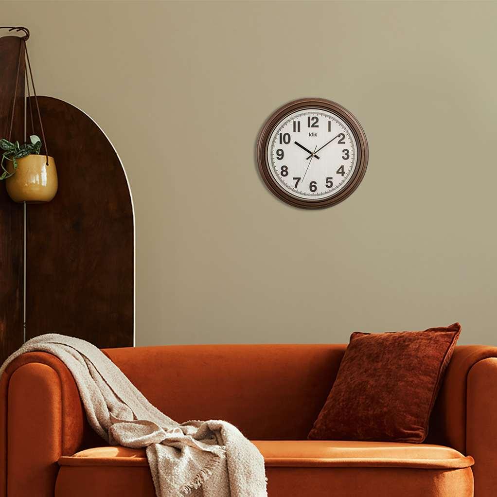 Wallity Zidni sat Auris, 34x34 cm, Braon