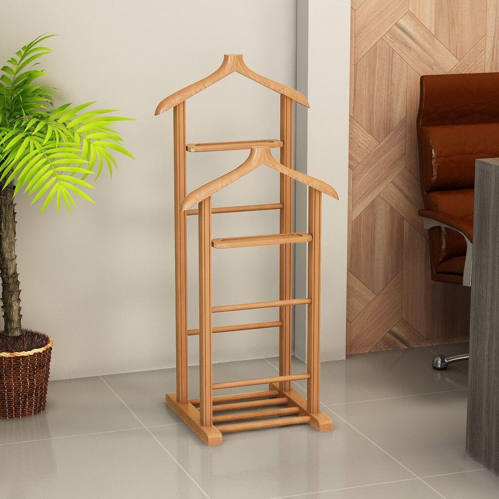 Hanah Home Stalak za garderobu Beta, 33.5x120x46 cm, Smeđi
