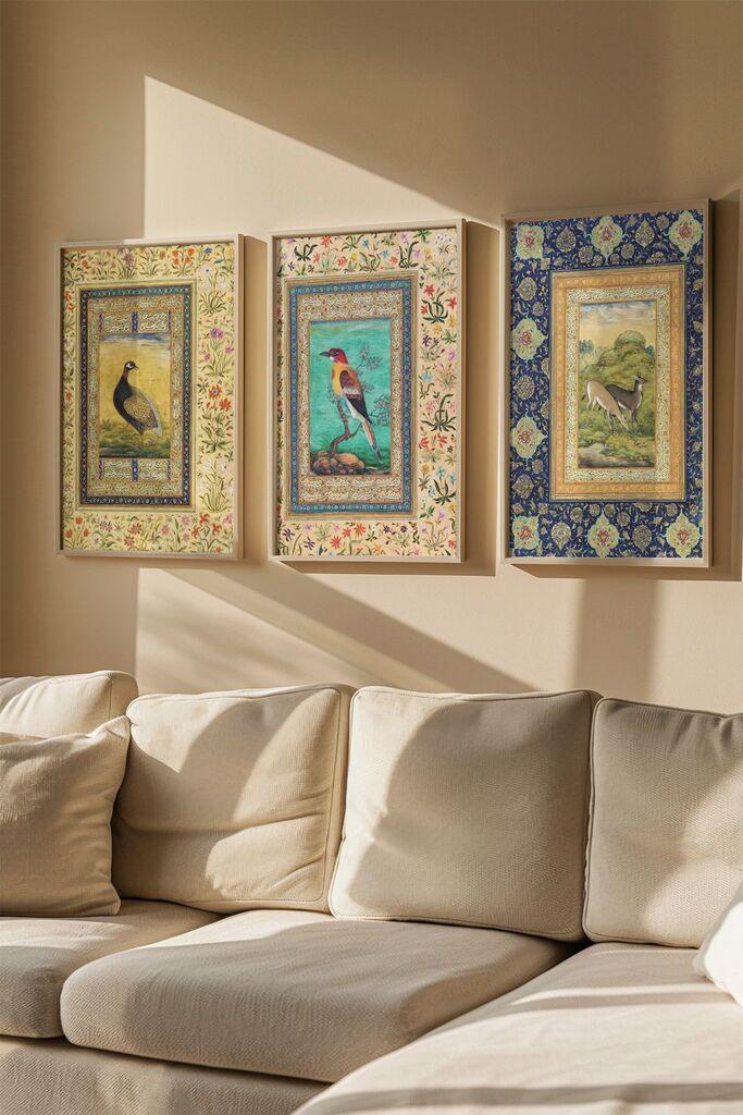 Wallity Uramljena slika Artsmdf3Lu2, 50x70 cm, 3 dela