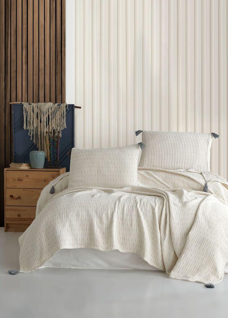 L'essentiel Maison Set Double prekrivač Hermes, 240x260cm, Bela