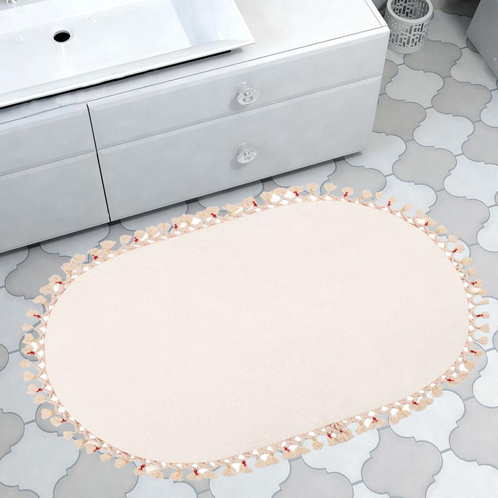 L'essentiel Maison Prostirka za kupatilo 50x75cm Bela