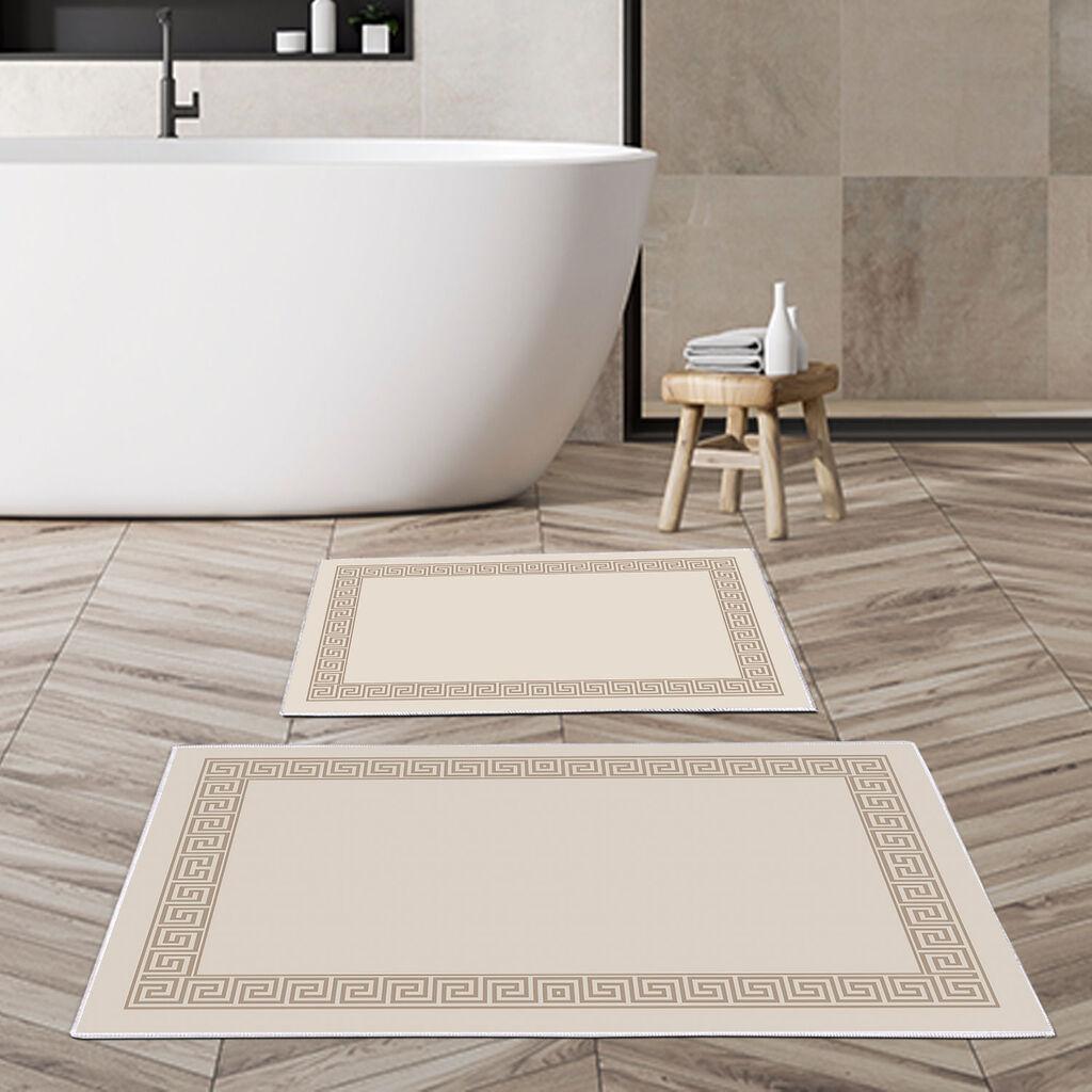 L'essentiel Maison Set 2 prostirke za kupatilo Šareni