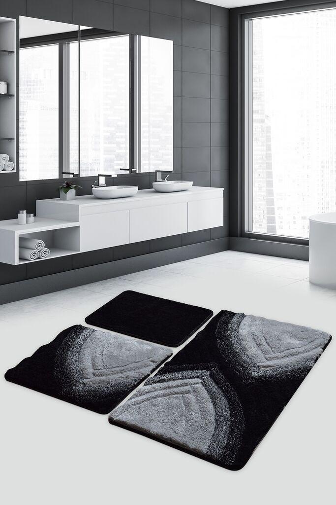 L'essentiel Maison Set 3 prostirke za kupatilo Šareni