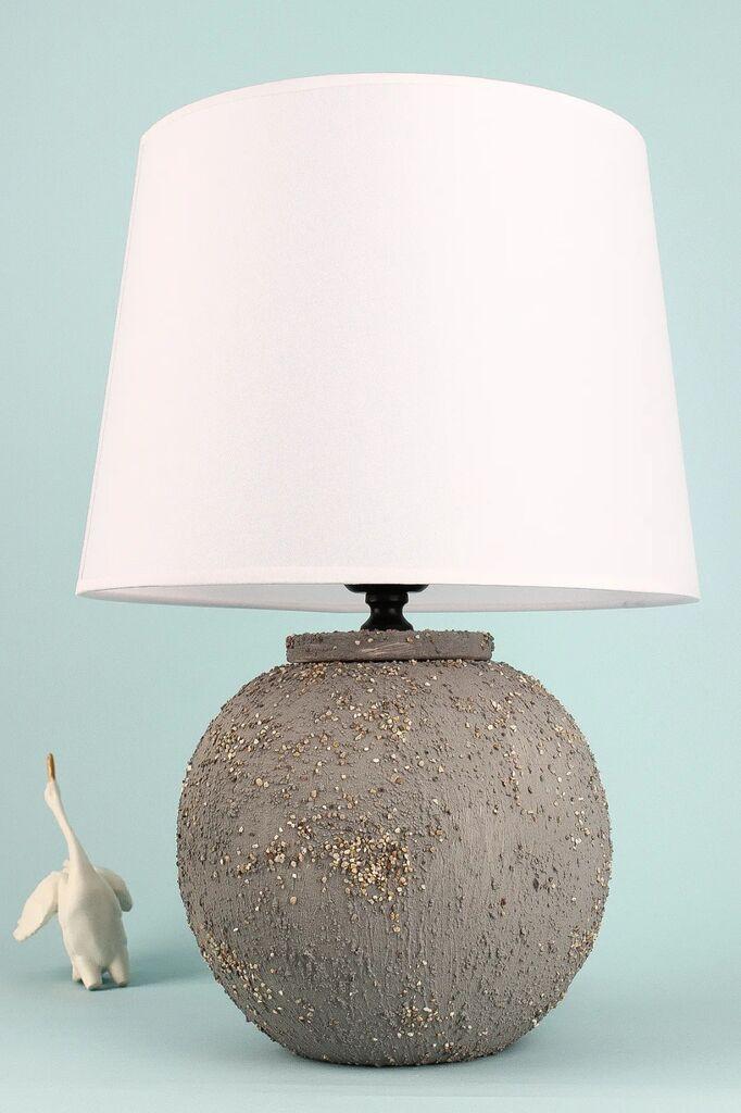 Opviq Stona lampa YL748, 30x22x44 cm, Sivo-bela