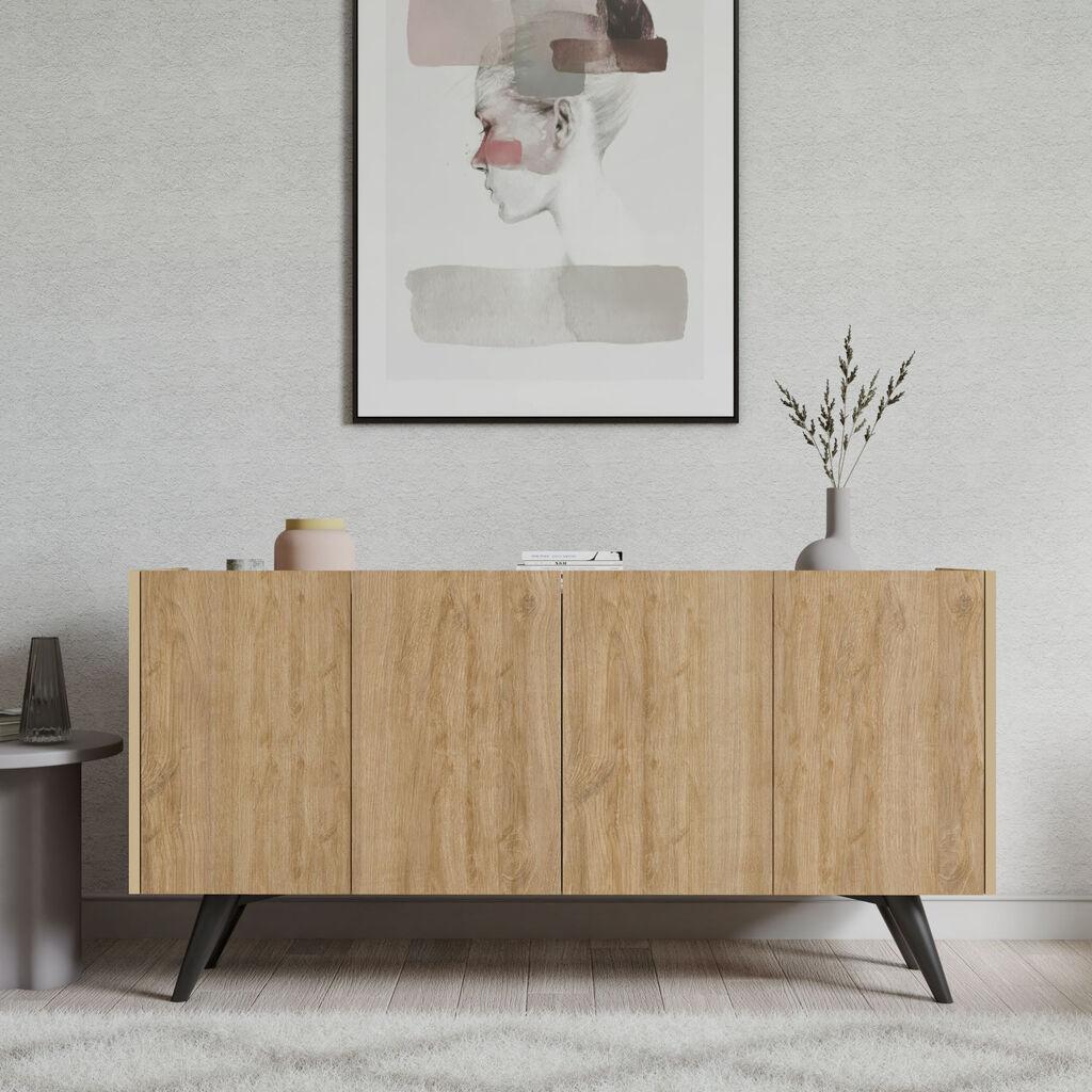 Hanah Home Konzolni sto Pekin, 150 x76 x40 cm, Hrast