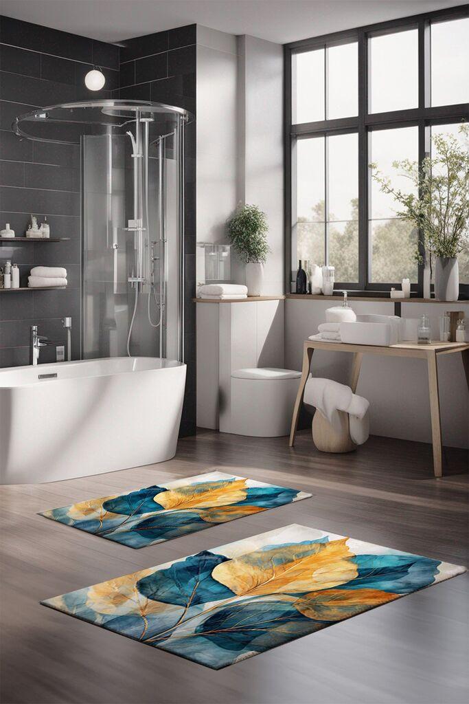 L'essentiel Maison Set prostirki za kupatilo CT-5411, 2 Komada, Šarena