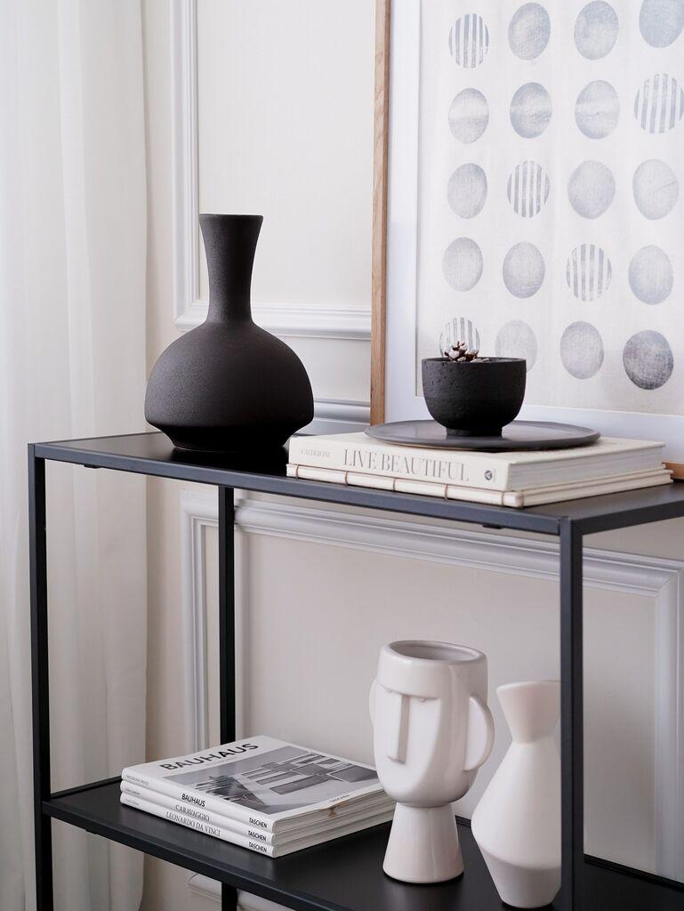 Aberto Design Dekorativna vaza BSI170, Crna