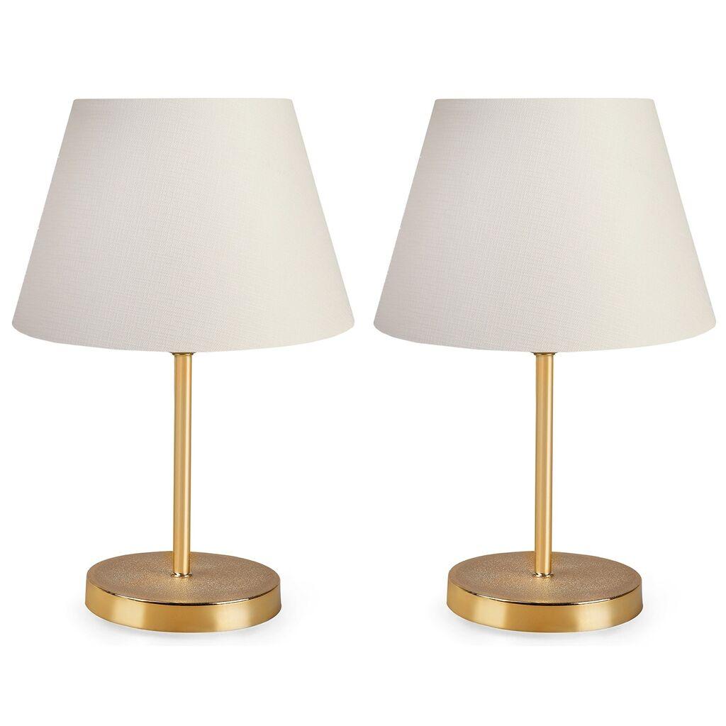 Opviq Set stonih lampi, 2 komada, Beli