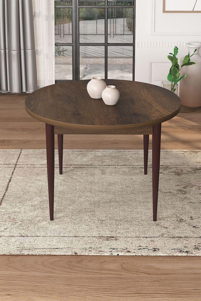 Hanah Home Trpezarijski sto Tor, 90x75x90 cm, Braon