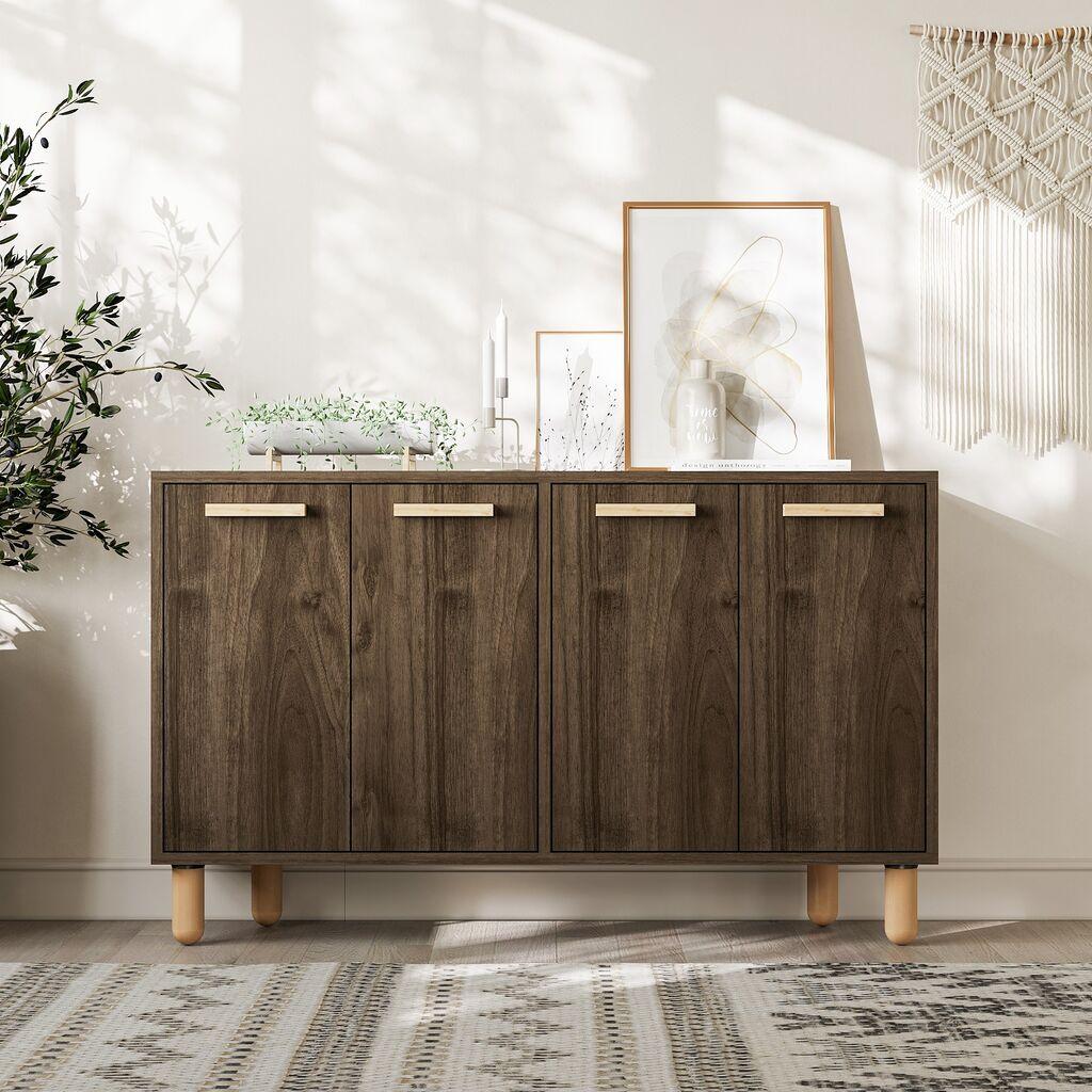 Hanah Home Konzola Venedik, 120x73,6x29,6  cm, Orah