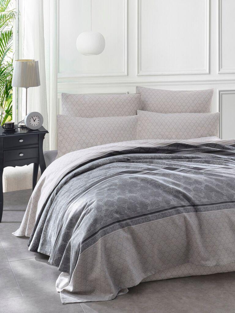 L'essentiel Maison Set Double prekrivač Creative, 200x230cm, Siva