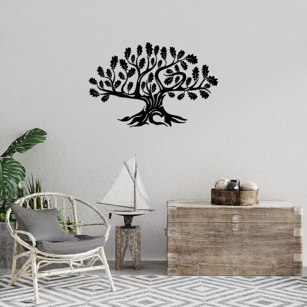Wallity Zidna dekoracija Monumental Tree, 70 x 46 cm,  Crna