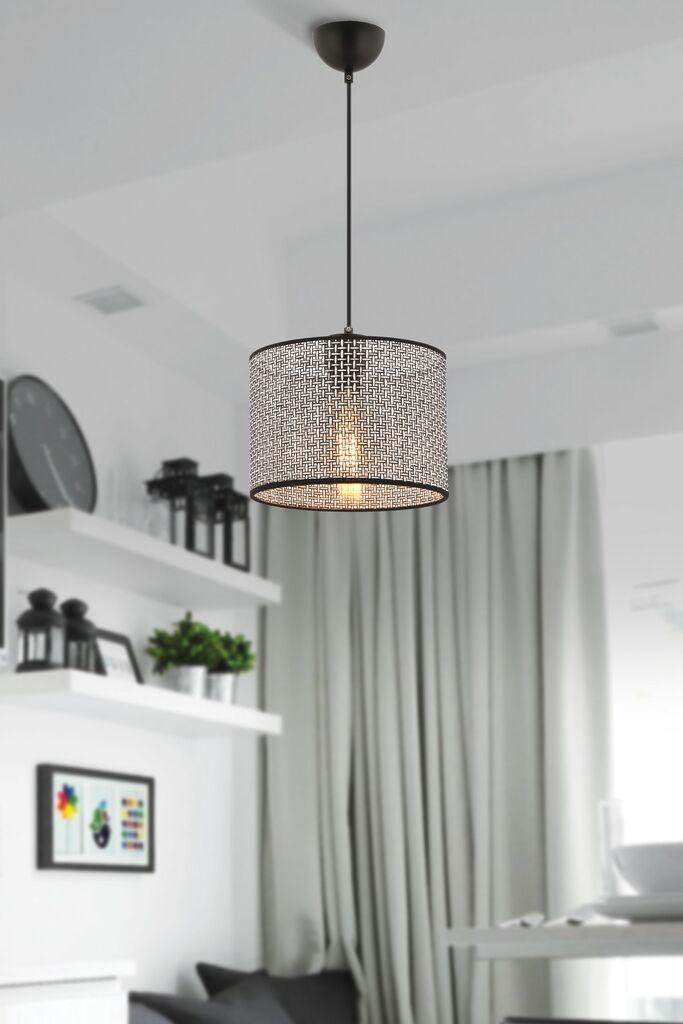 Opviq Luster Pie Hazeran, 25cmx25cm, Sivo-crni