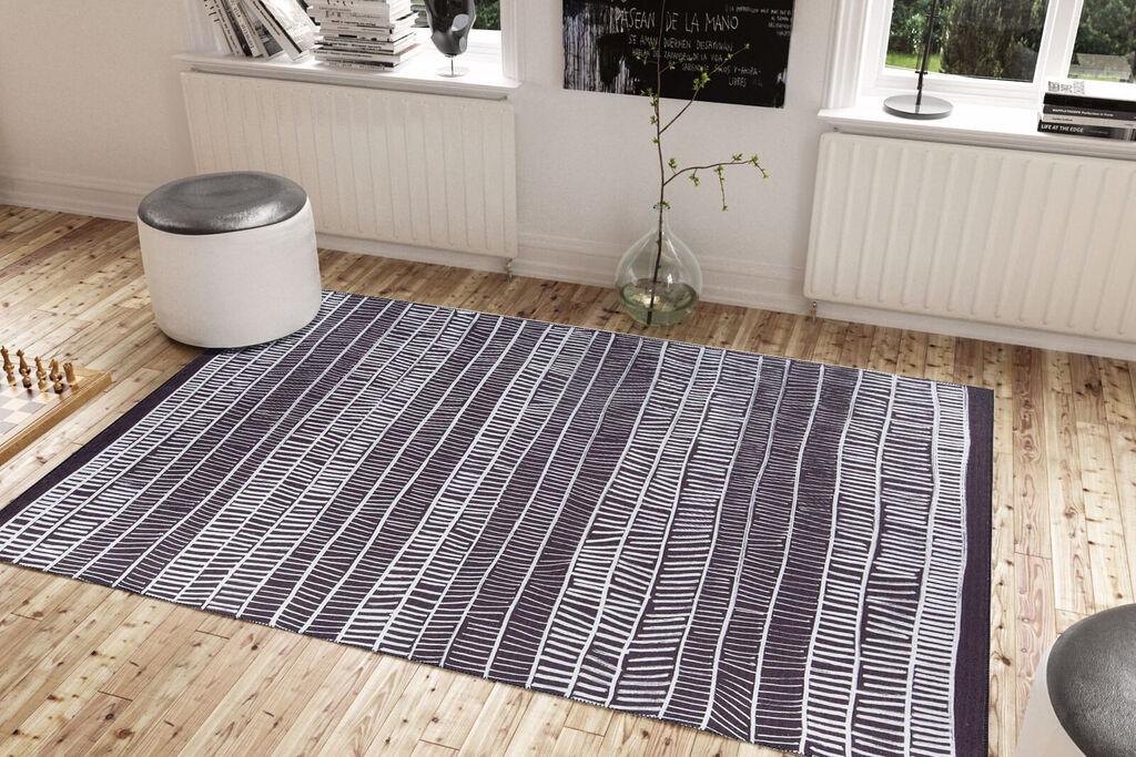 Conceptum Hypnose Tepih Ada Gonul Chenille 296, 75x230cm, Crni